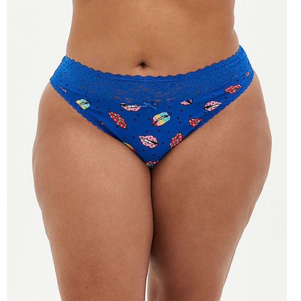 Torrid-Wide Lace Thong Panty